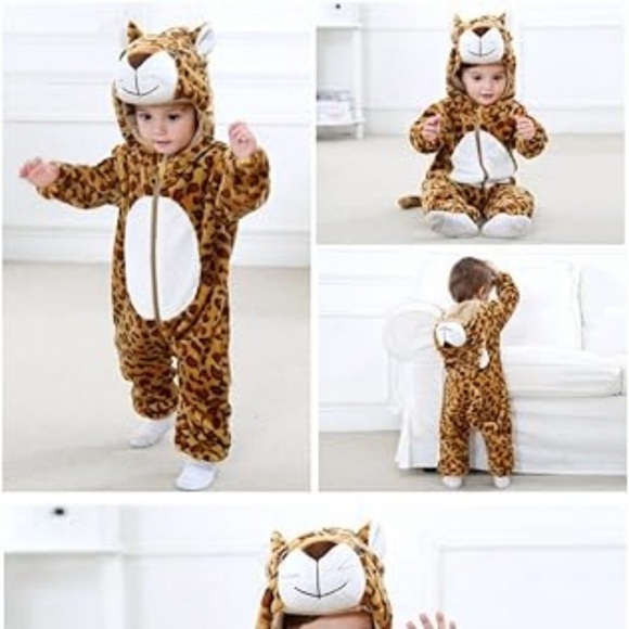 Leopard Costume for Baby Kids - Adorable Halloween Costume for a Wildly Fun - Picture 3 of 3